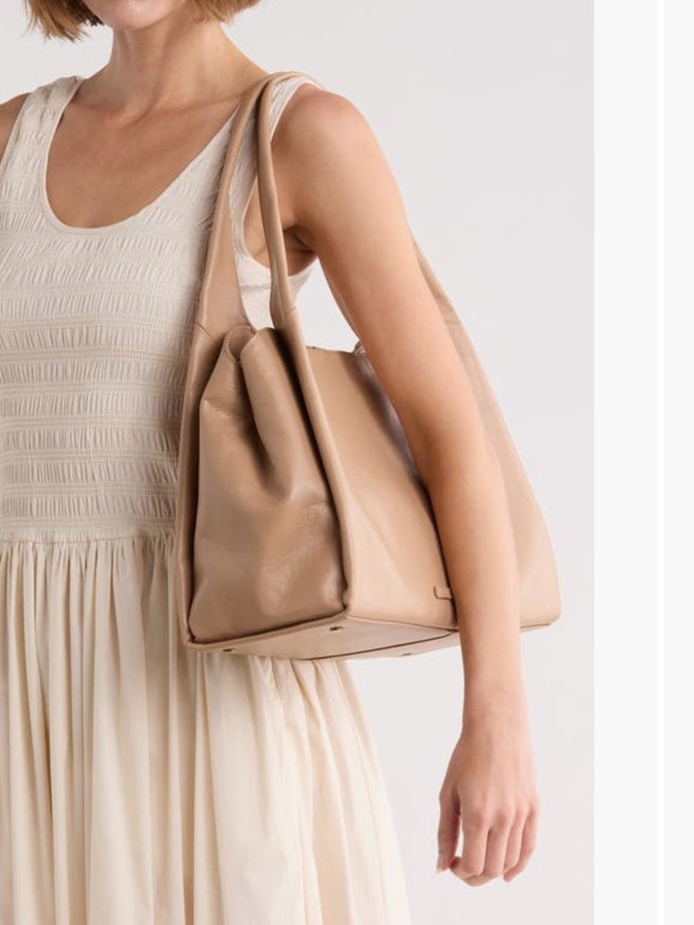Lucky Brand Sue Leather Hobo Bag Shoulder Purse Tuscany Taupe NWT